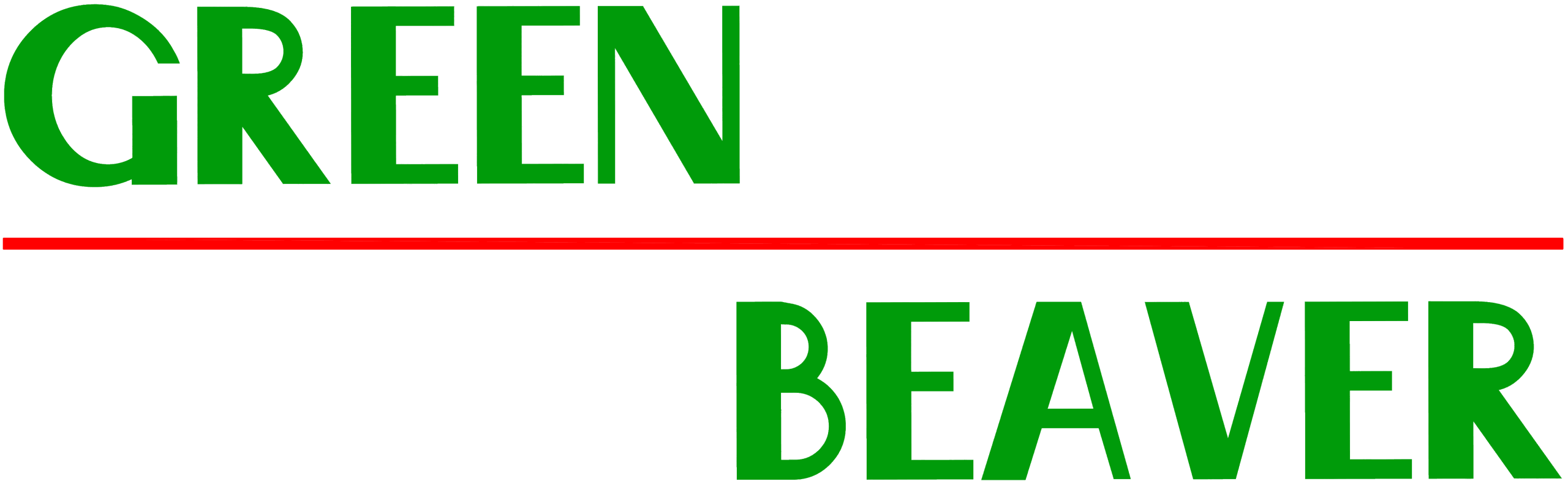 GREEN BEAVER Logo - projekty instalacji sanitarnych i HVAC